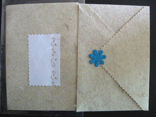 DIY手造纸信封